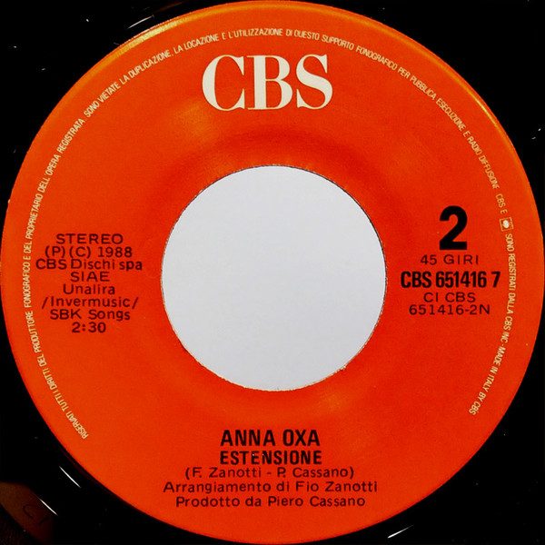 Anna Oxa - Quando Nasce Un Amore | CBS (CBS 651416 7) - 4