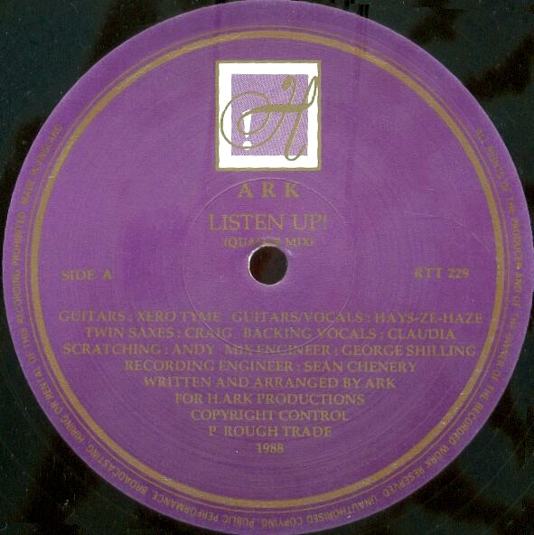 A.R. Kane - Listen Up! | Rough Trade (RTT 229) - 3