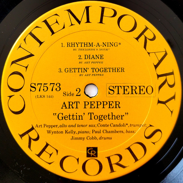 Art Pepper - Gettin' Together! | Contemporary Records (S7573) - 4 Art Pepper - Gettin' Together! | Contemporary Records (S7573) - 4