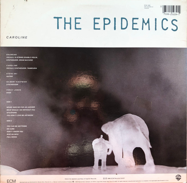Shankar / Caroline - The Epidemics | ECM Records (ECM 1308) - 2 Shankar / Caroline - The Epidemics | ECM Records (ECM 1308) - 2