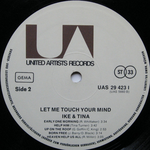 Ike & Tina Turner - Let Me Touch Your Mind | United Artists Records (UAS 29 423 l) - 4