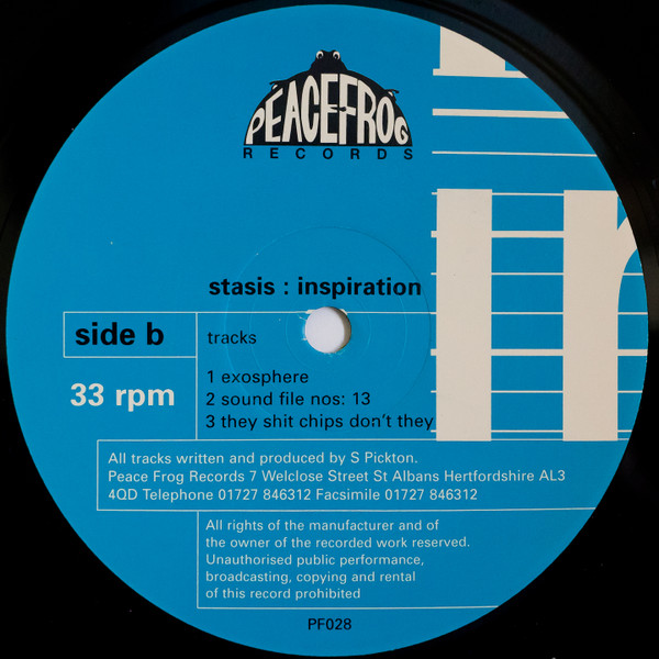 Stasis - Inspiration | Peacefrog Records (PF028) - 4 Stasis - Inspiration | Peacefrog Records (PF028) - 4