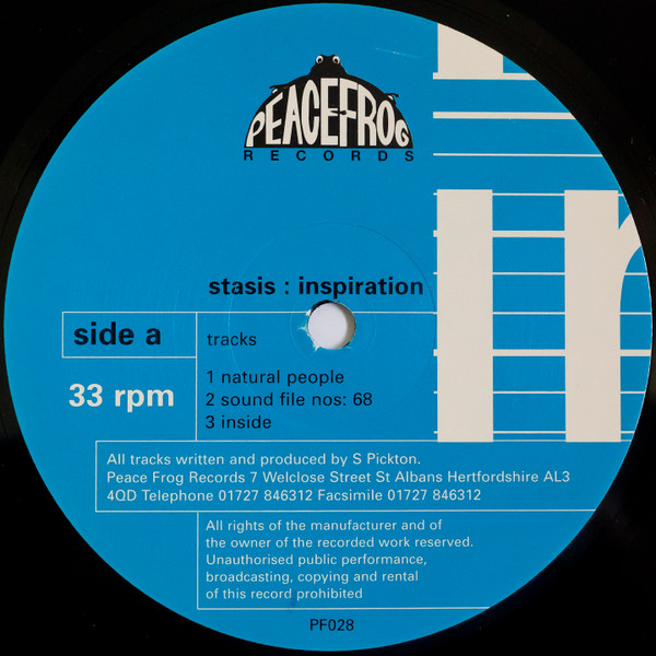 Stasis - Inspiration | Peacefrog Records (PF028) - 3 Stasis - Inspiration | Peacefrog Records (PF028) - 3