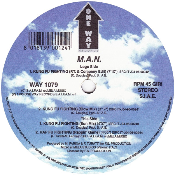 M.A.N. - Kung Fu Fighting | One Way Records (WAY 1079) - 2