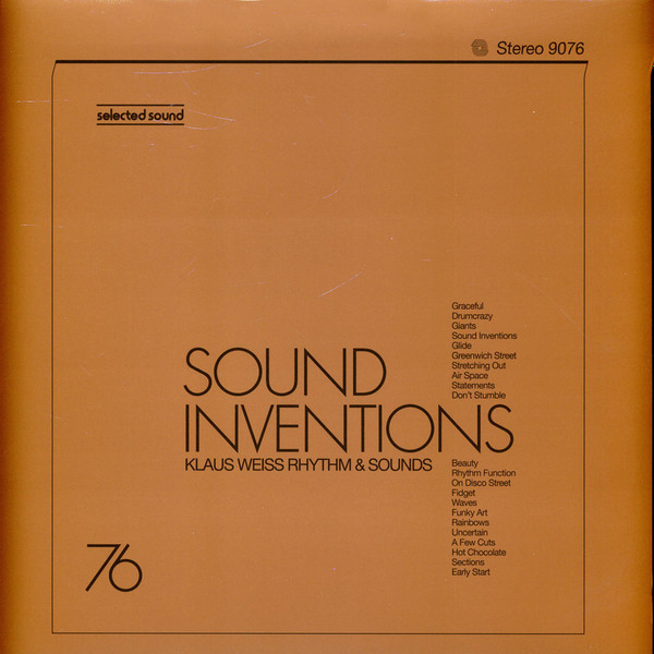 Klaus Weiss Rhythm & Sounds - Sound Inventions | Be With Records (BEWITH113LP)