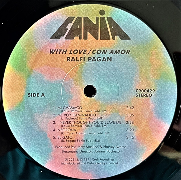 Ralfi Pagan - With Love / Con Amor | Craft Recordings (CR00429) - 4