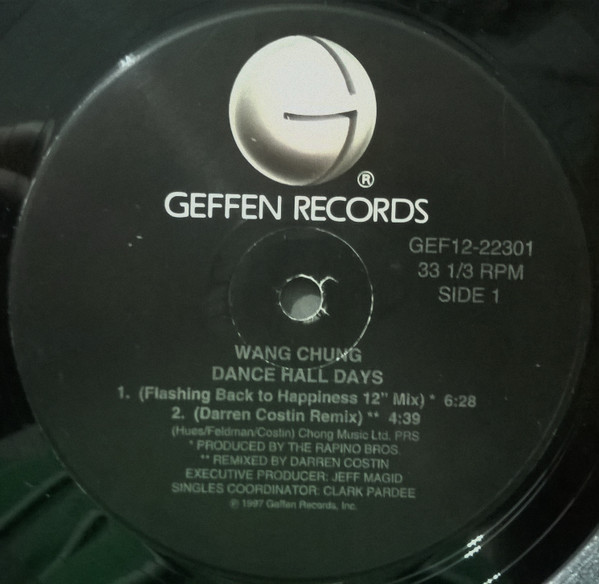 Wang Chung - Dance Hall Days | Geffen Records (GEF12-22301) - 3