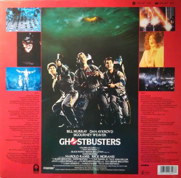 Various - Ghostbusters (Original Soundtrack Album) | Arista (206 497) - 3 Various - Ghostbusters (Original Soundtrack Album) | Arista (206 497) - 3