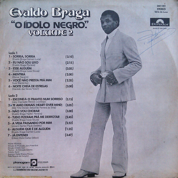 Evaldo Braga - O Ídolo Negro Volume 2 | Polydor (2451 021) - 2 Evaldo Braga - O Ídolo Negro Volume 2 | Polydor (2451 021) - 2