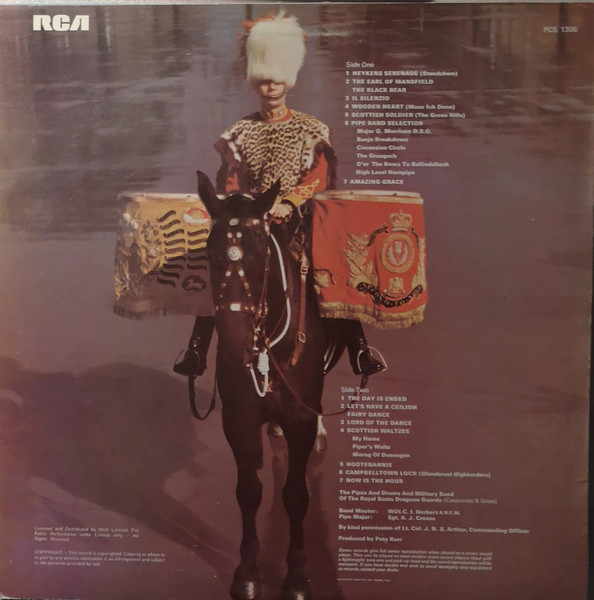 The Pipes And Drums Of The Royal Scots Dragoon Guards (Carabiniers And Greys) And The Military Band Of The Royal Scots Dragoon Guards (Carabiniers And Greys) - The Amazing Sound Of The Royal Scots Dragoon Guards | RCA Victor (PCS-1306) - 2 The Pipes And Drums Of The Royal Scots Dragoon Guards (Carabiniers And Greys) And The Military Band Of The Royal Scots Dragoon Guards (Carabiniers And Greys) - The Amazing Sound Of The Royal Scots Dragoon Guards | RCA Victor (PCS-1306) - 2