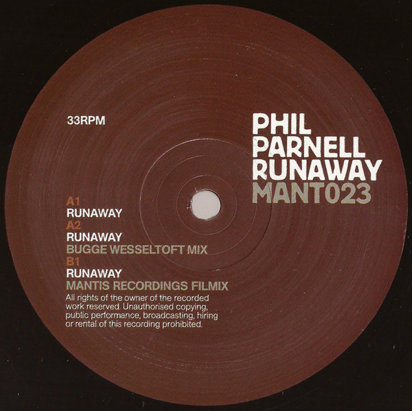 Phil Parnell - Runaway | Mantis Recordings (MANT023) - 3