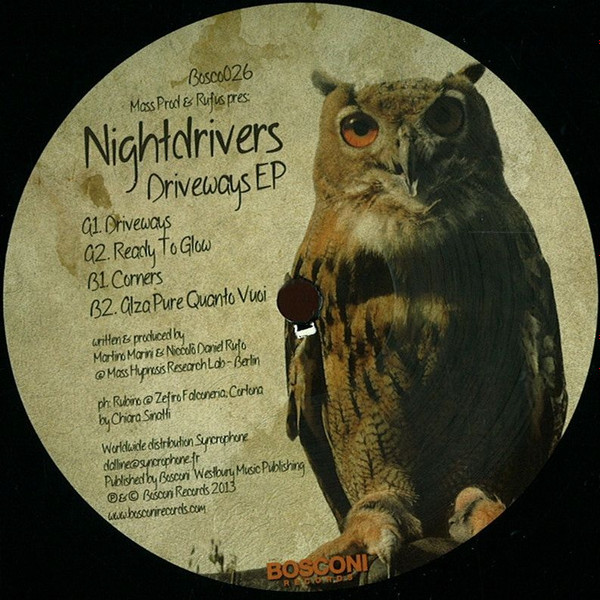 Nightdrivers - Driveways EP | Bosconi Records (BOSCO026) - main