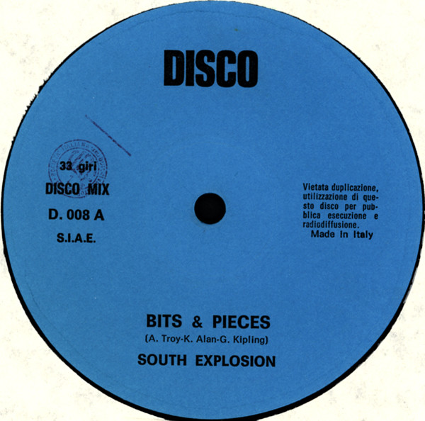 Various - Bits & Pieces - South Explosion | Disco (D. 008) - main Various - Bits & Pieces - South Explosion | Disco (D. 008) - main