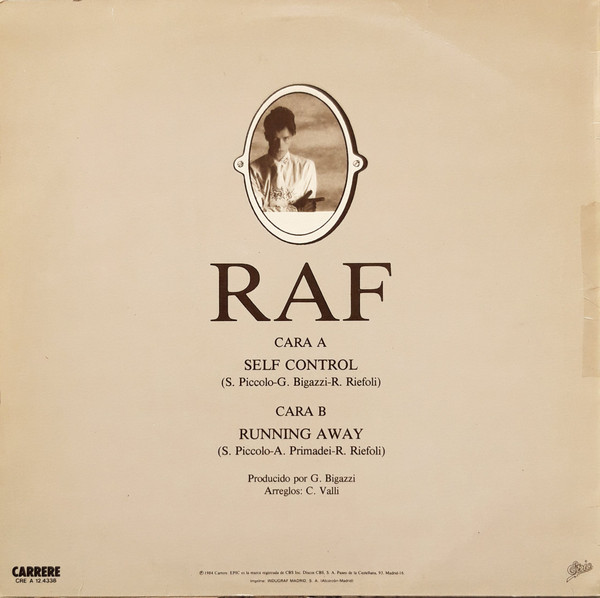 RAF - Self Control | Carrere (CRE A 12.4338) - 2