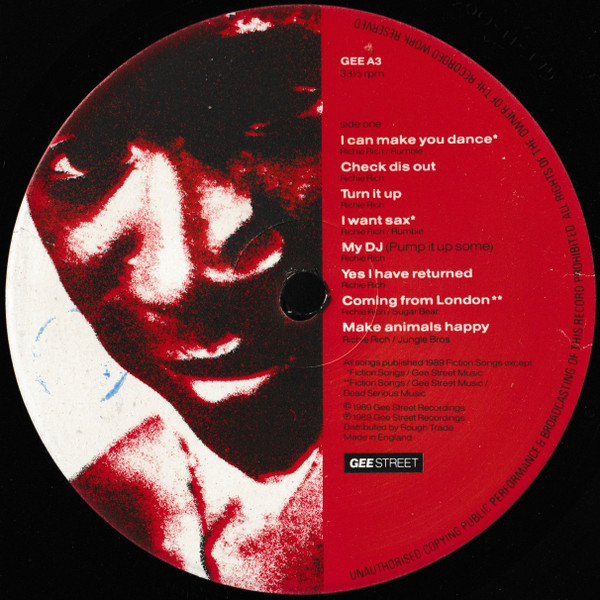 Richie Rich - I Can Make You Dance | Gee Street (GEE A3) - 3 Richie Rich - I Can Make You Dance | Gee Street (GEE A3) - 3