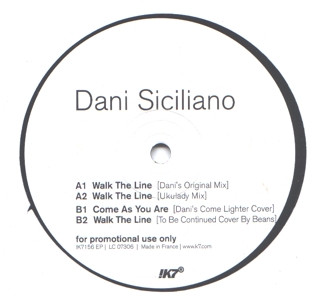 Dani Siciliano - Walk The Line | !K7 Records (!K7156EP)