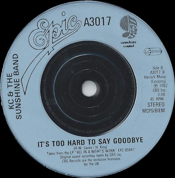 KC & The Sunshine Band - Give It Up | Epic (A 3017) - 4