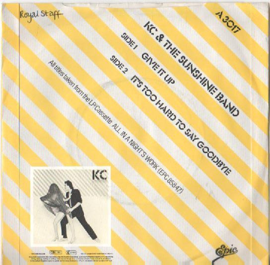 KC & The Sunshine Band - Give It Up | Epic (A 3017) - 2