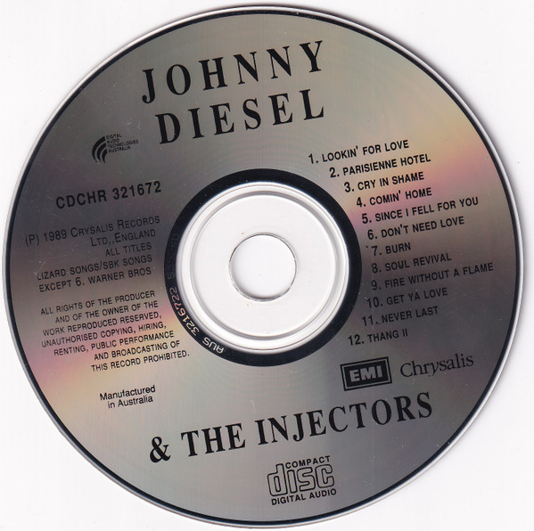 Johnny Diesel & The Injectors - Johnny Diesel & The Injectors | Chrysalis (CDCHR 321672) - 3