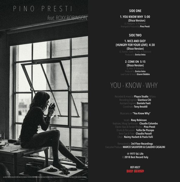 Pino Presti Feat. Roxy Robinson - You Know Why | Best Record Italy (BST-X027) - 4 Pino Presti Feat. Roxy Robinson - You Know Why | Best Record Italy (BST-X027) - 4