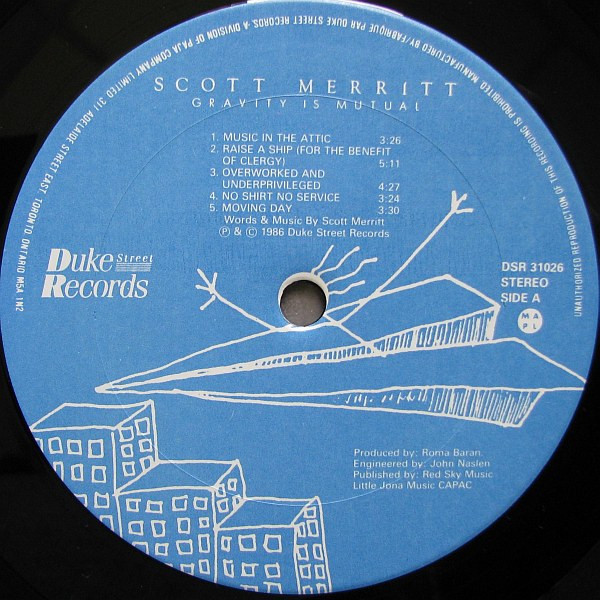 Scott Merritt - Gravity Is Mutual | Duke Street Records (DSR 31026) - 4 Scott Merritt - Gravity Is Mutual | Duke Street Records (DSR 31026) - 4
