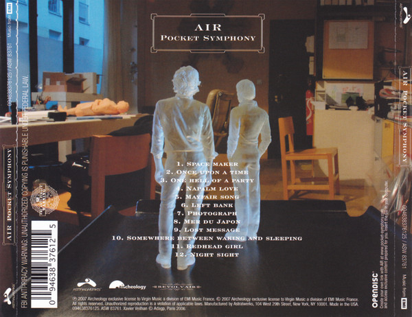 AIR - Pocket Symphony | Astralwerks (ASW 83761) - 2