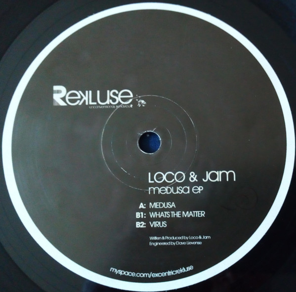 Loco & Jam - Medusa EP | Rekluse (REKLUSE005)