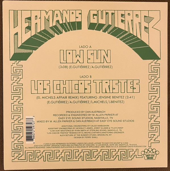 Hermanos Gutiérrez - Low Sun | Easy Eye Sound (8807259727) - 2 Hermanos Gutiérrez - Low Sun | Easy Eye Sound (8807259727) - 2