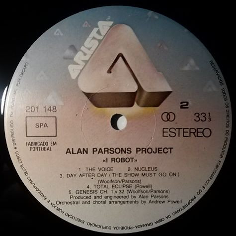 The Alan Parsons Project - I Robot | Arista (201 148) - 4