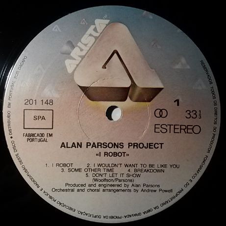 The Alan Parsons Project - I Robot | Arista (201 148) - 3