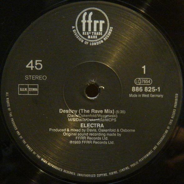 Electra - Destiny / Autumn Love | FFRR (FX 121) - 3