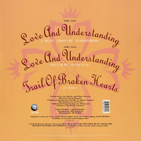 Cher - Love And Understanding (12") [Vinyl] | Geffen Records (GEF12-21657) - 2