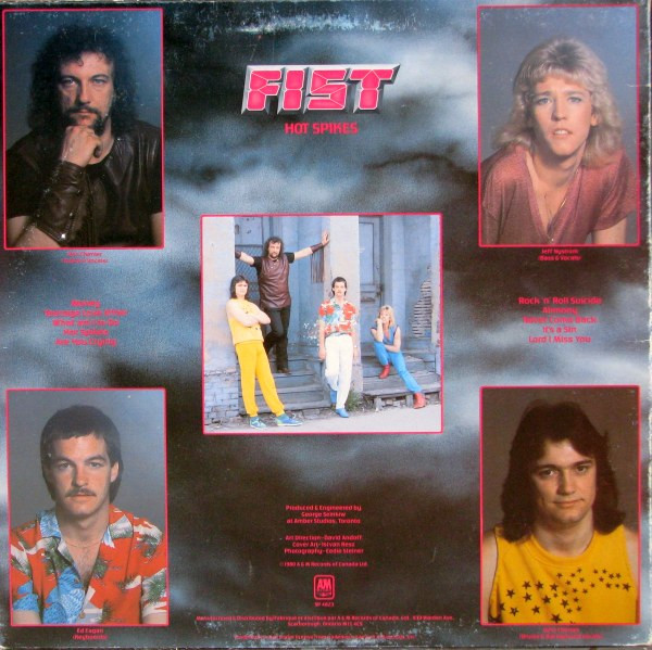 Fist - Hot Spikes | A&M Records (SP 4823) - 2 Fist - Hot Spikes | A&M Records (SP 4823) - 2