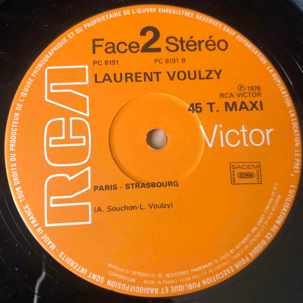 Laurent Voulzy - Bubble Star | RCA Victor (PC 8191) - 4