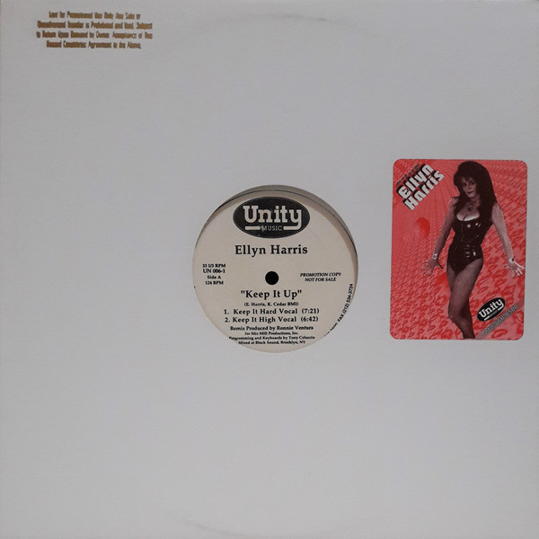Ellyn Harris - Keep It Up | Unity Records (UN 006-1) - main