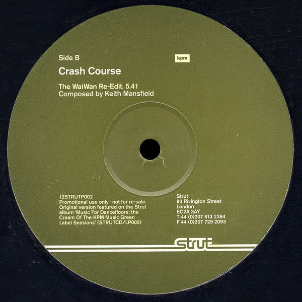Various - Music  For Dancefloors: The Cream Of The KPM Music Green Promo | Strut (12STRUTP 002) - 2