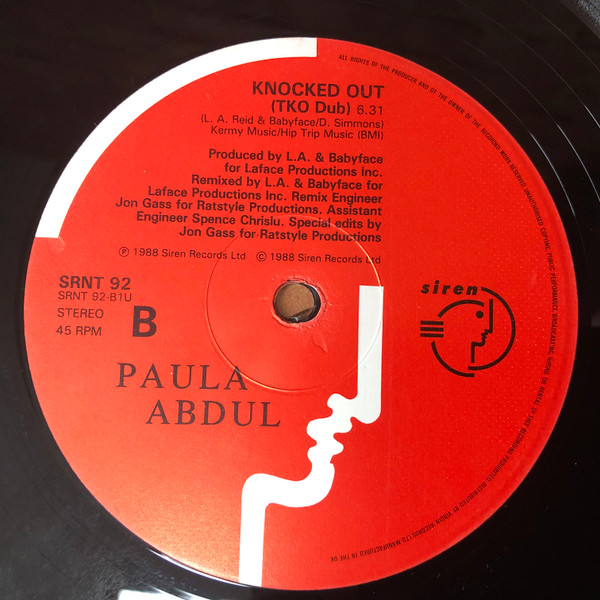 Paula Abdul - Knocked Out | Siren (SRNT 92) - 4 Paula Abdul - Knocked Out | Siren (SRNT 92) - 4