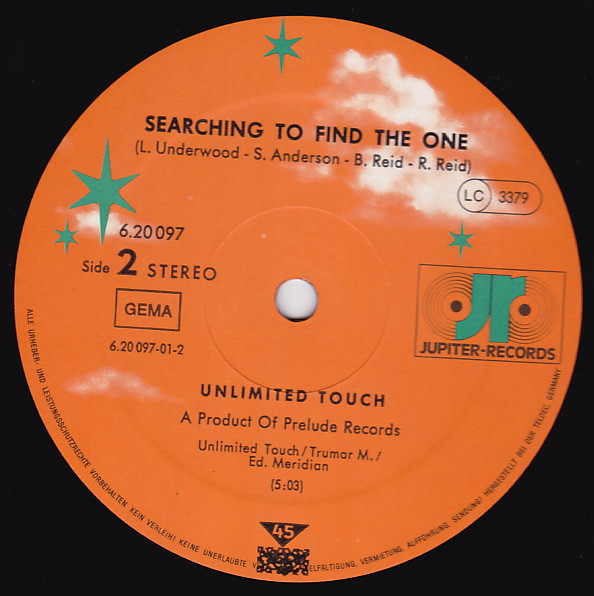 Hi-Gloss / Unlimited Touch - You'll Never Know / Searching To Find The One | Jupiter Records (6.20097) - 4