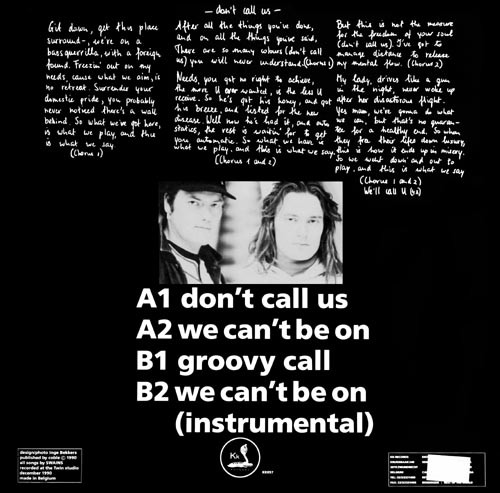 Swains - Don't Call Us | KK Records (KK 057) - 2
