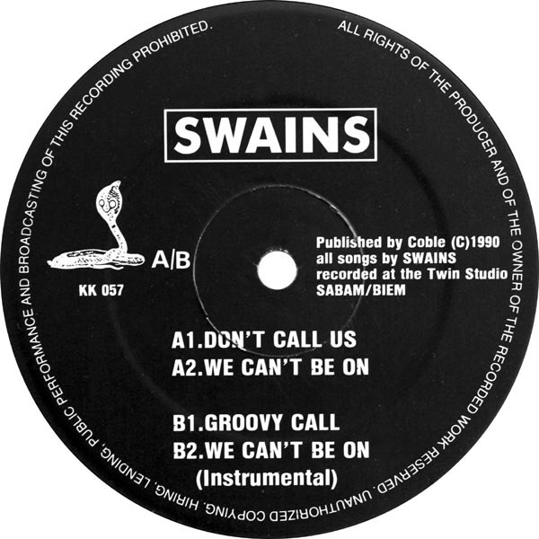 Swains - Don't Call Us | KK Records (KK 057) - 3