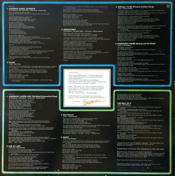 Various - Phantom Of The Paradise - Original Soundtrack Recording | A&M Records (AMLS 63653) - 2 Various - Phantom Of The Paradise - Original Soundtrack Recording | A&M Records (AMLS 63653) - 2
