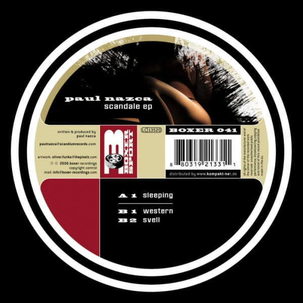 Paul Nazca - Scandale EP | Boxer Recordings (BOXER 041)