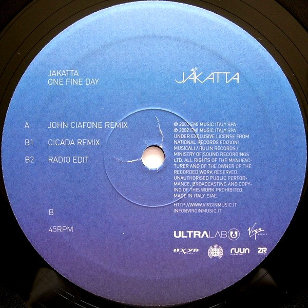 Jakatta - One Fine Day | Ultralab (7243 5 47077 6 6) - 3