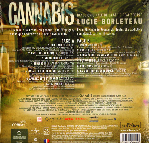 Various - Cannabis (Bande Originale De La Série) | Milan (399 860-2) - 2 Various - Cannabis (Bande Originale De La Série) | Milan (399 860-2) - 2