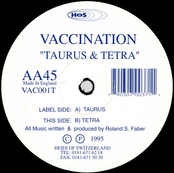 Vaccination - Taurus & Tetra | Heidi Of Switzerland (VAC001T)