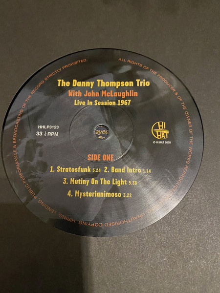 Danny Thompson Trio With John McLaughlin - Live In Session 1967 | Hi Hat (HHLP3123) - 4 Danny Thompson Trio With John McLaughlin - Live In Session 1967 | Hi Hat (HHLP3123) - 4
