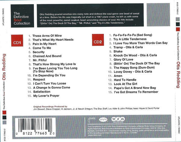 Otis Redding - The Definitive Soul Collection | Atlantic (8122776632) - 2