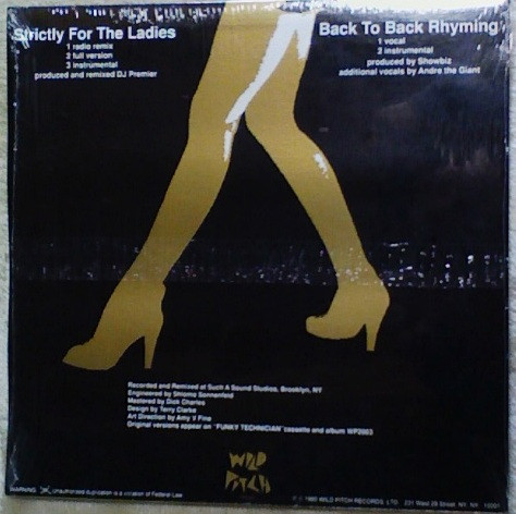 Lord Finesse & DJ Mike Smooth - Strictly For The Ladies / Back To Back Rhyming | Wild Pitch Records (WP 1019) - 2 Lord Finesse & DJ Mike Smooth - Strictly For The Ladies / Back To Back Rhyming | Wild Pitch Records (WP 1019) - 2
