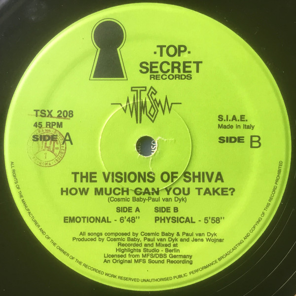 The Visions Of Shiva - How Much Can You Take ? | Top Secret Records (TSX 208) - 4 The Visions Of Shiva - How Much Can You Take ? | Top Secret Records (TSX 208) - 4