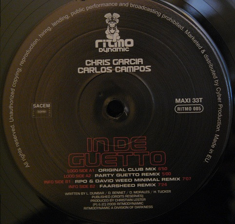 Chris Garcia & Carlos Campos - In De Guetto | Ritmo Dynamic (RITMO 005) - 2 Chris Garcia & Carlos Campos - In De Guetto | Ritmo Dynamic (RITMO 005) - 2